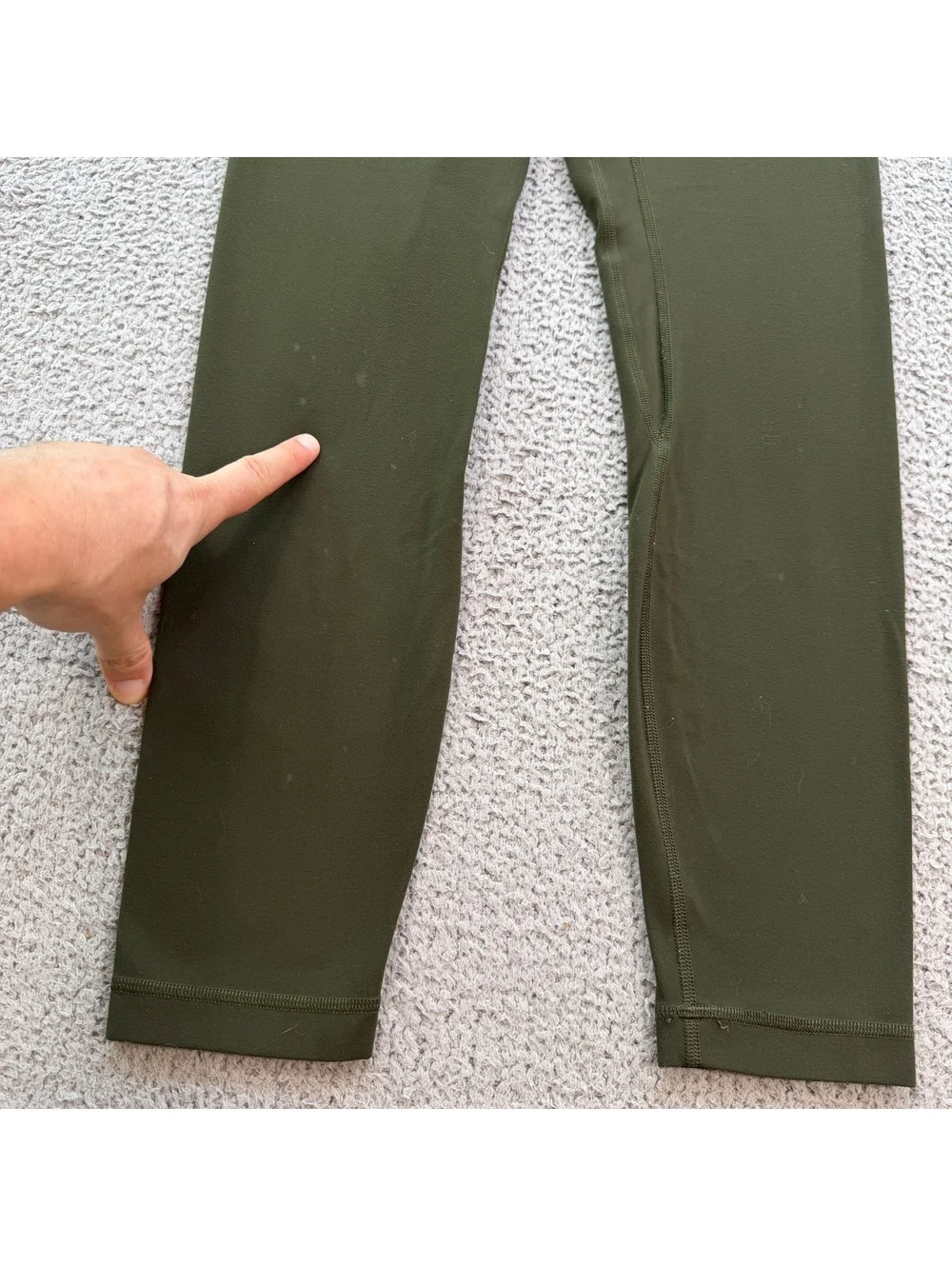 Lululemon Align High Rise Olive Green 25